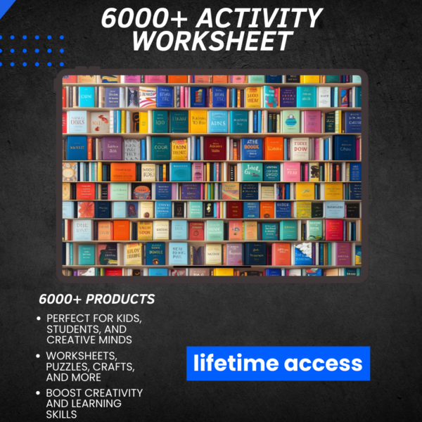6000+ ACTIVITY WORKSHEET